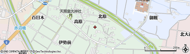 福島県いわき市平原高野（高原）周辺の地図