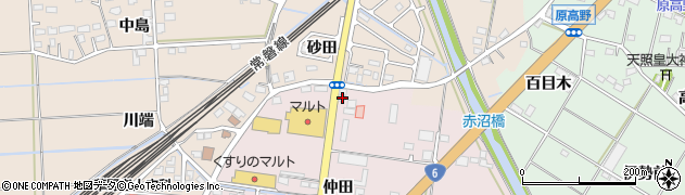 福島県いわき市平下神谷仲田133周辺の地図