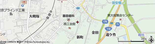 角田理容所周辺の地図