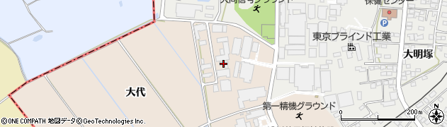 福島県浅川町（石川郡）簑輪（大代）周辺の地図