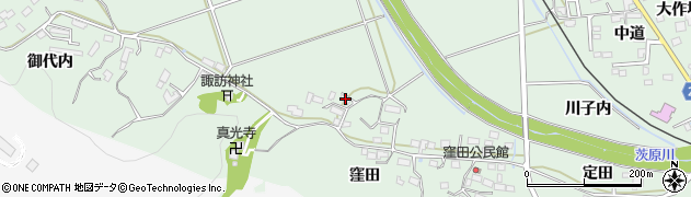 福島県いわき市平赤井窪田133周辺の地図