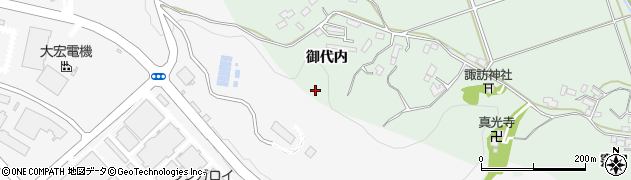 福島県いわき市平赤井（御代内）周辺の地図