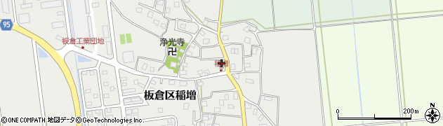 稲増集落センター周辺の地図