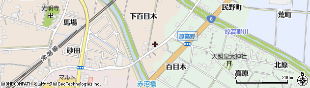 福島県いわき市平泉崎（下百目木）周辺の地図