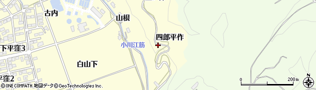 福島県いわき市平下平窪（四郎平作）周辺の地図
