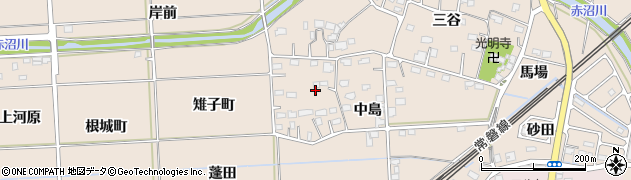 福島県いわき市平泉崎（中島）周辺の地図