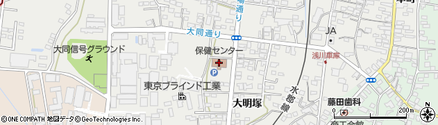 浅川町役場　地域包括支援センター周辺の地図