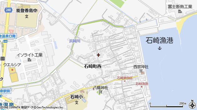 〒926-0173 石川県七尾市石崎町西の地図