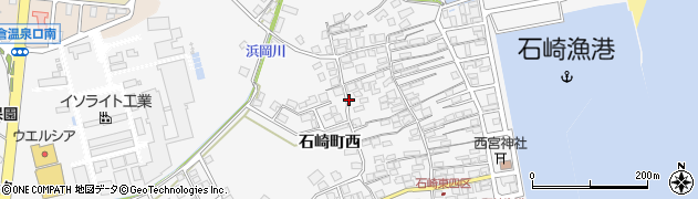 石川県七尾市石崎町（西）周辺の地図