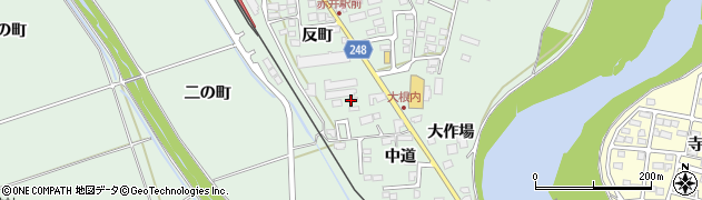 福島県いわき市平赤井（反町）周辺の地図