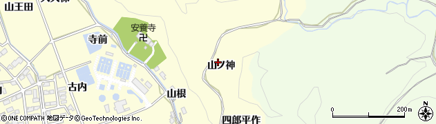 福島県いわき市平下平窪（山ノ神）周辺の地図