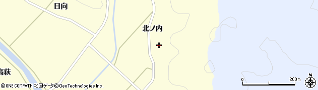 福島県白河市表郷小松（北ノ内）周辺の地図