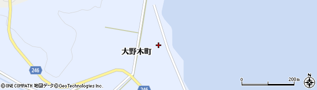 石川県七尾市大野木町（ロ）周辺の地図