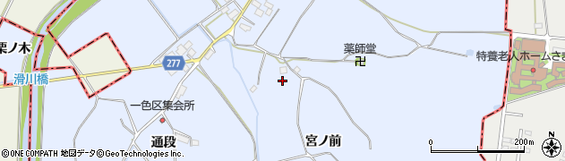 福島県東白川郡棚倉町一色宮ノ前周辺の地図