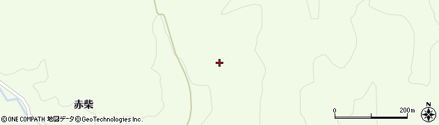福島県鮫川村（東白川郡）西山（二段田）周辺の地図
