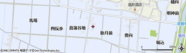 福島県いわき市四倉町細谷（胎月前）周辺の地図