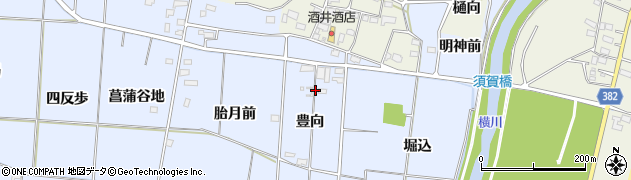 福島県いわき市四倉町細谷（豊向）周辺の地図