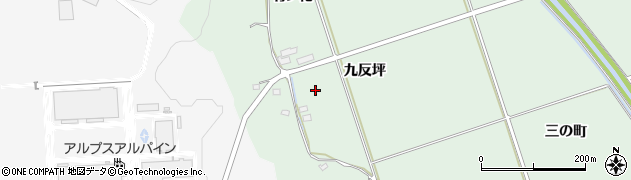 福島県いわき市平赤井九反坪周辺の地図