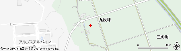 福島県いわき市平赤井（九反坪）周辺の地図