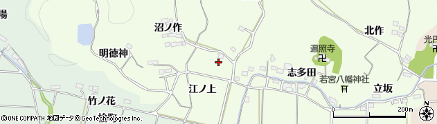 福島県いわき市平下片寄江ノ上周辺の地図