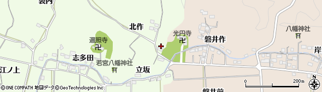 福島県いわき市平下片寄（北作）周辺の地図
