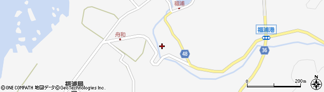 石川県志賀町（羽咋郡）福浦港（エ）周辺の地図