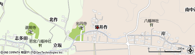 福島県いわき市平泉崎磐井作25周辺の地図