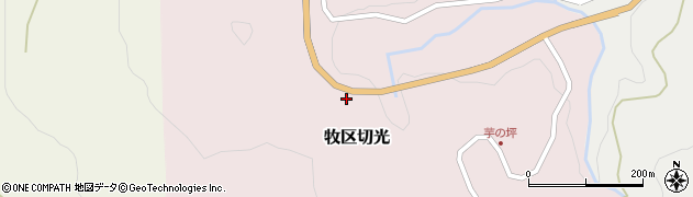新潟県上越市牧区切光周辺の地図