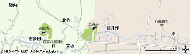 福島県いわき市平泉崎磐井作102周辺の地図