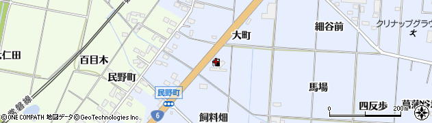 福島県いわき市四倉町細谷（大町）周辺の地図