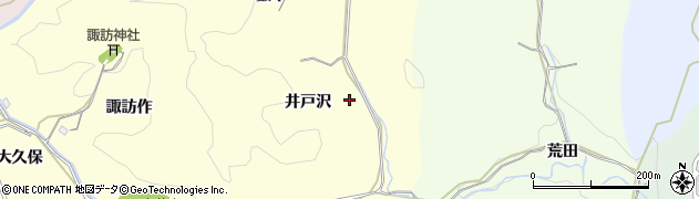 福島県いわき市平下平窪（井戸沢）周辺の地図