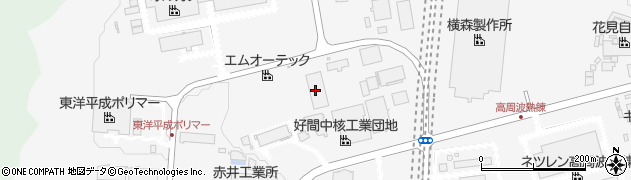 ミムラ工業株式会社　福島いわき工場周辺の地図