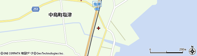 石川県七尾市中島町塩津ナ周辺の地図