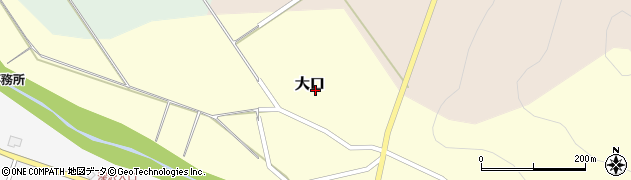 新潟県上越市大口周辺の地図