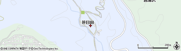福島県いわき市平四ツ波笹目田周辺の地図