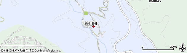 福島県いわき市平四ツ波（笹目田）周辺の地図