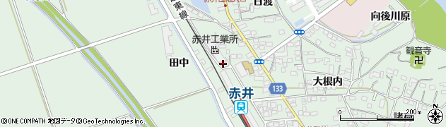 福島県いわき市平赤井（田中）周辺の地図