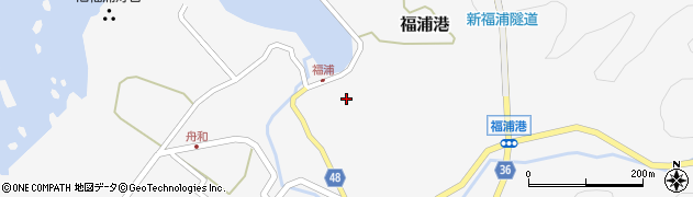 石川県志賀町（羽咋郡）福浦港（メ）周辺の地図