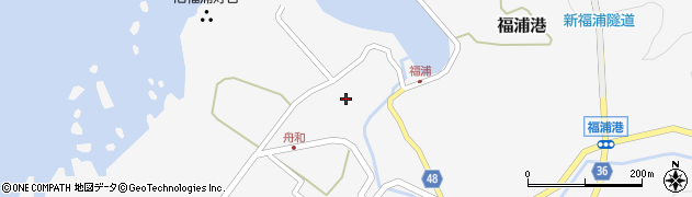 石川県志賀町（羽咋郡）福浦港（ケ）周辺の地図