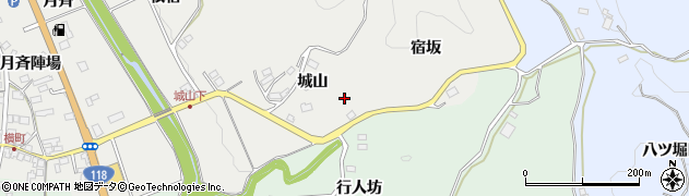 福島県浅川町（石川郡）浅川（宿坂）周辺の地図