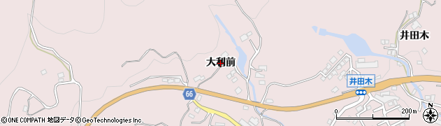 福島県いわき市好間町大利（大利前）周辺の地図