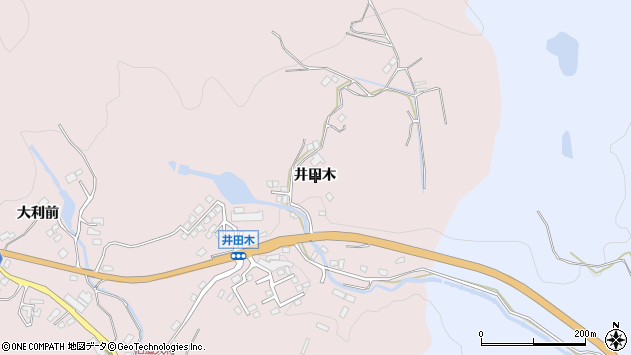 〒970-1147 福島県いわき市好間町大利の地図