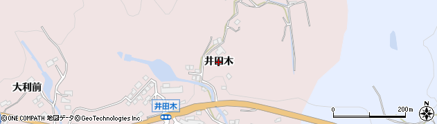 福島県いわき市好間町大利（井田木）周辺の地図
