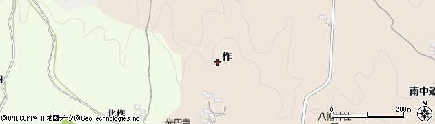 福島県いわき市平泉崎作周辺の地図