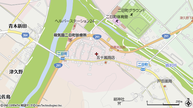 〒949-6772 新潟県南魚沼市二日町の地図