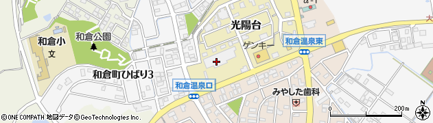 ヤングドライグループヒバリー和倉店周辺の地図