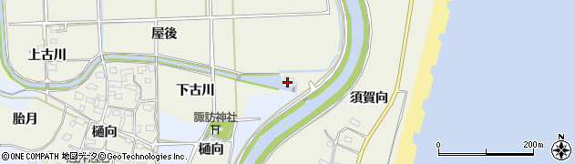 福島県いわき市四倉町下仁井田（明神前）周辺の地図