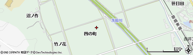福島県いわき市平赤井（四の町）周辺の地図