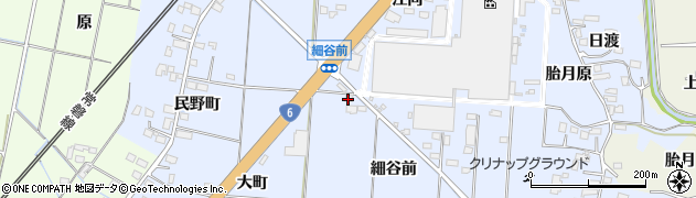 福島県いわき市四倉町細谷（細谷前）周辺の地図
