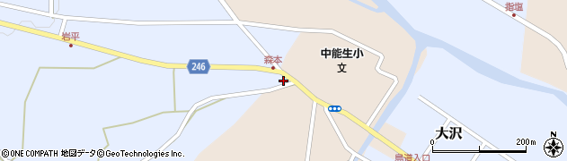 新潟県糸魚川市柱道736周辺の地図